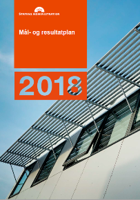 forsiden af mål- og resultatplan 2018