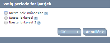 periode for løntjek
